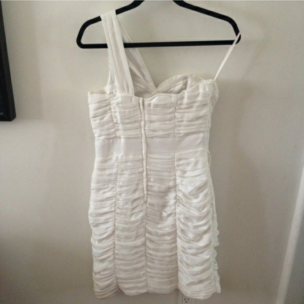Conscious Collection By H&M White One-Sleeve Dress View 2